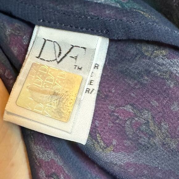 2/$25 Dianne Von Furstenberg Camila Silk Top Off Shoulder Blouse Beach Vacation - Picture 11 of 15